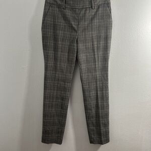 Tahari Pants Womens‎ 8 Plaid Straight Leg Mid Rise Career Office